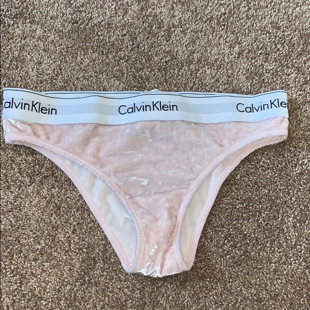 pink velvet calvin underwear